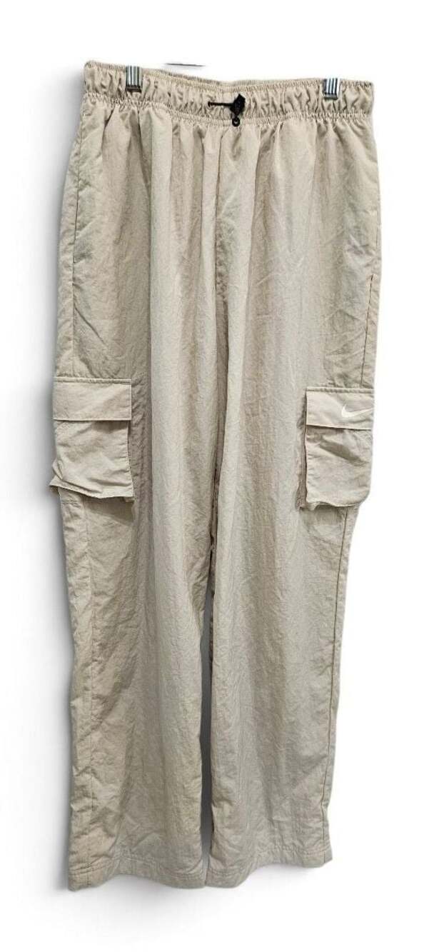 Nike Lightweight Beige Nylon Cargo Jogger Pants